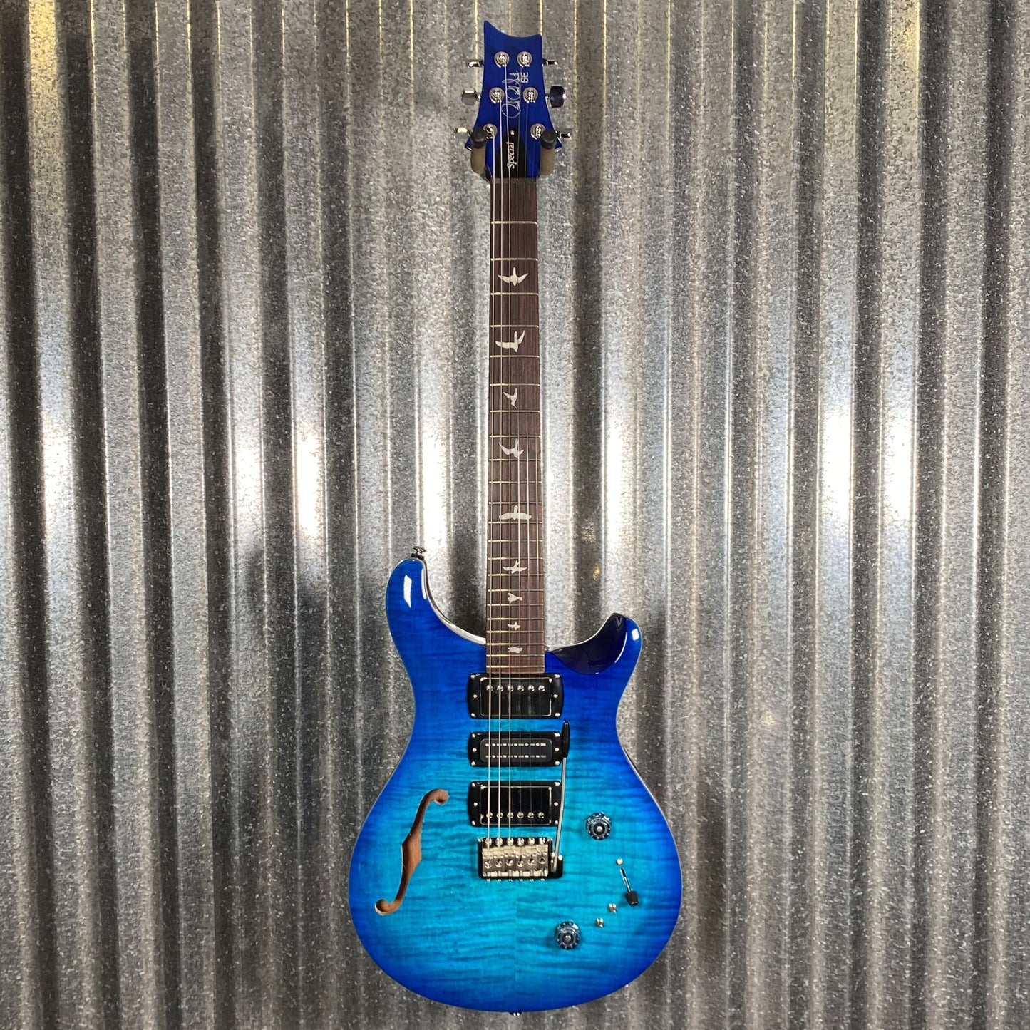 PRS Paul Reed Smith SE Special Semi Hollow Lake Blue Guitar & Bag #0713