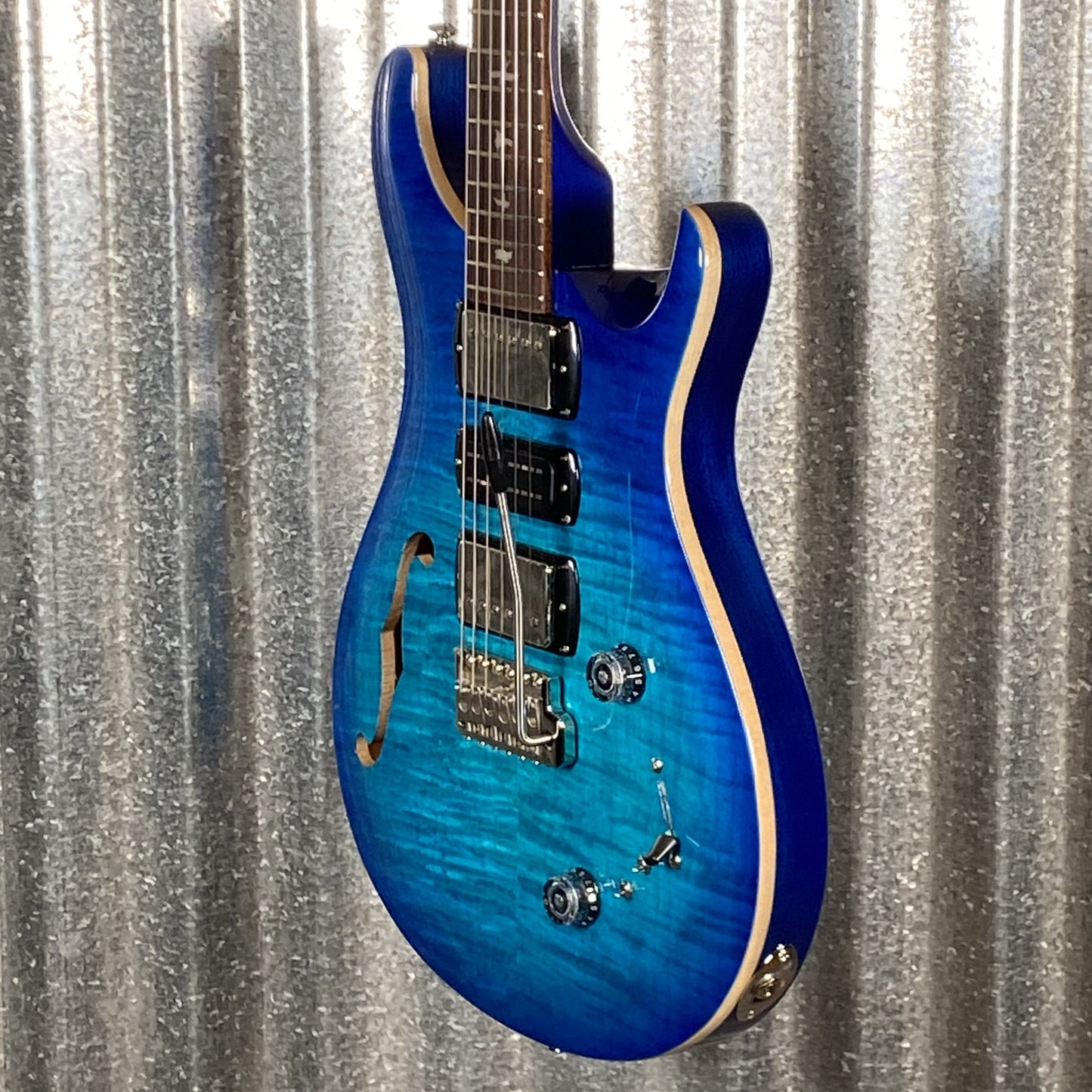 PRS Paul Reed Smith SE Special Semi Hollow Lake Blue Guitar & Bag #0713