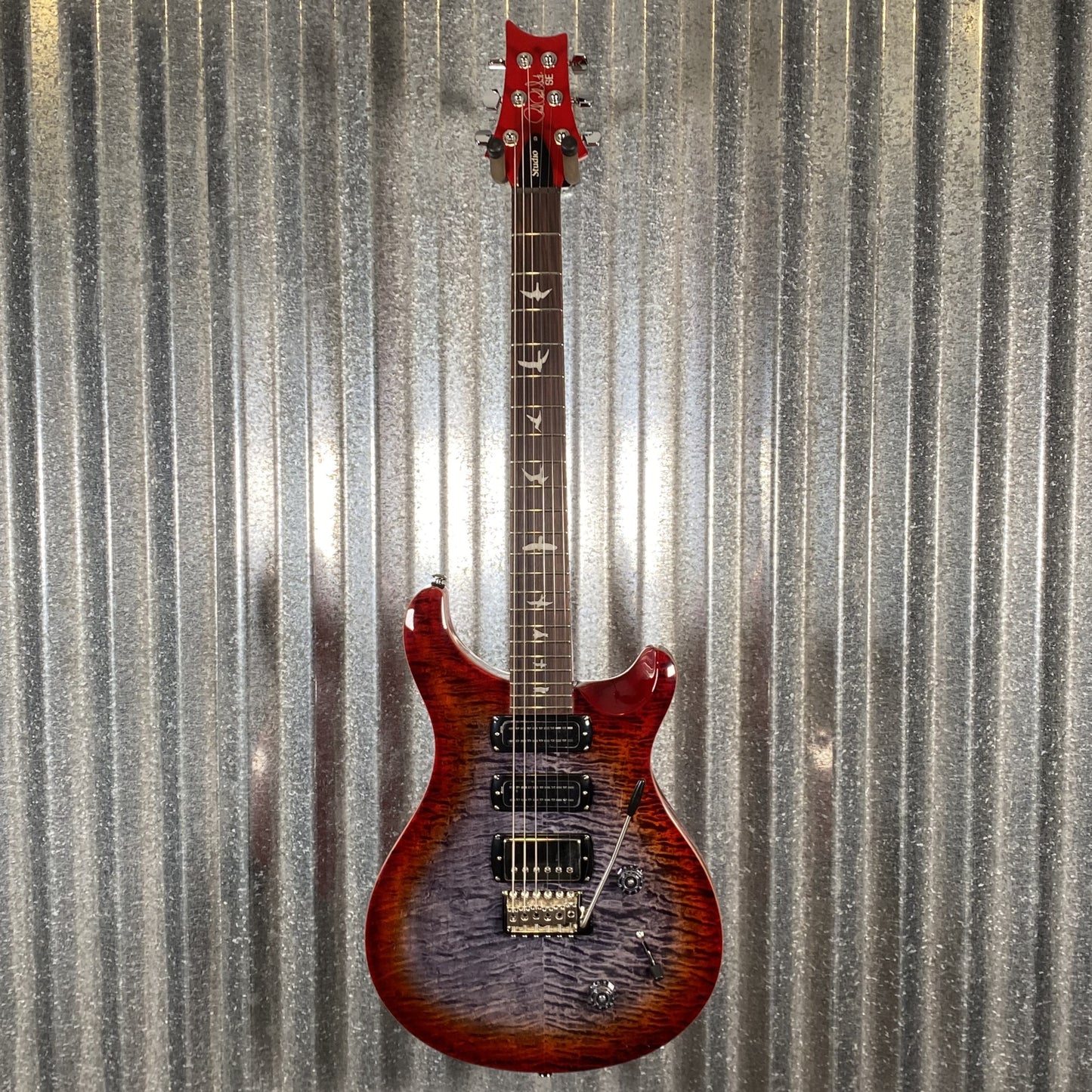 PRS Paul Reed Smith SE Studio Charcoal Cherry Burst Guitar & Bag #0455