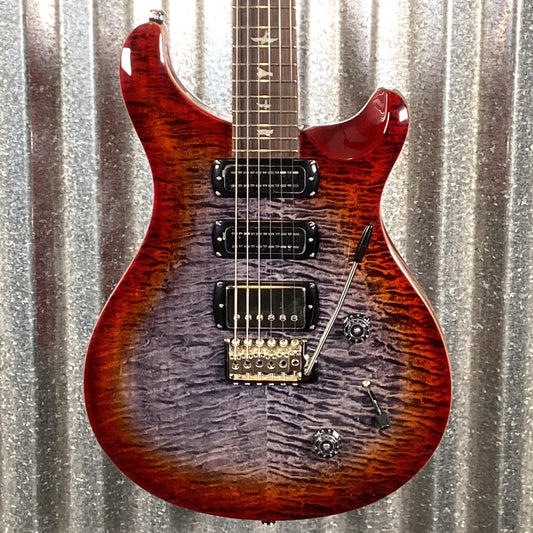 PRS Paul Reed Smith SE Studio Charcoal Cherry Burst Guitar & Bag #0455