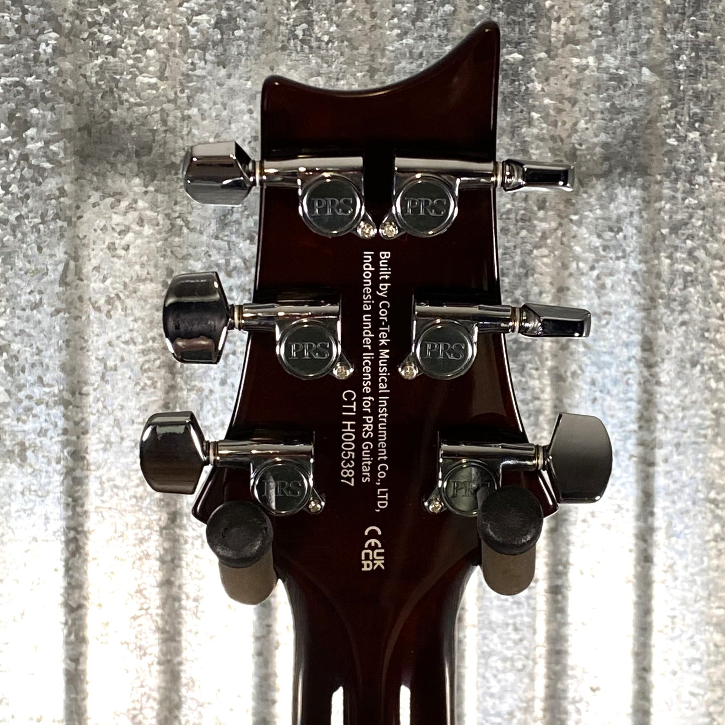 PRS Paul Reed Smith SE Studio Orange Tiger Smokeburst Guitar & Bag #5387