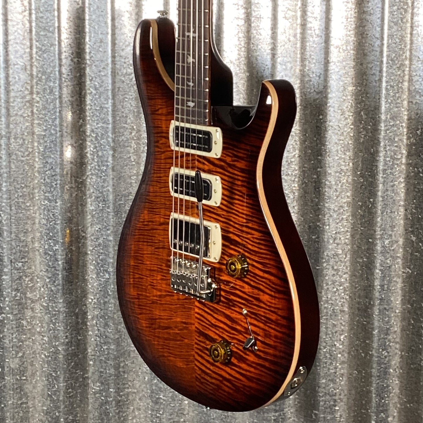 PRS Paul Reed Smith SE Studio Orange Tiger Smokeburst Guitar & Bag #5387