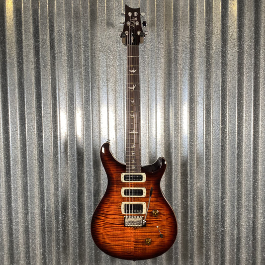 PRS Paul Reed Smith SE Studio Orange Tiger Smokeburst Guitar & Bag #7829