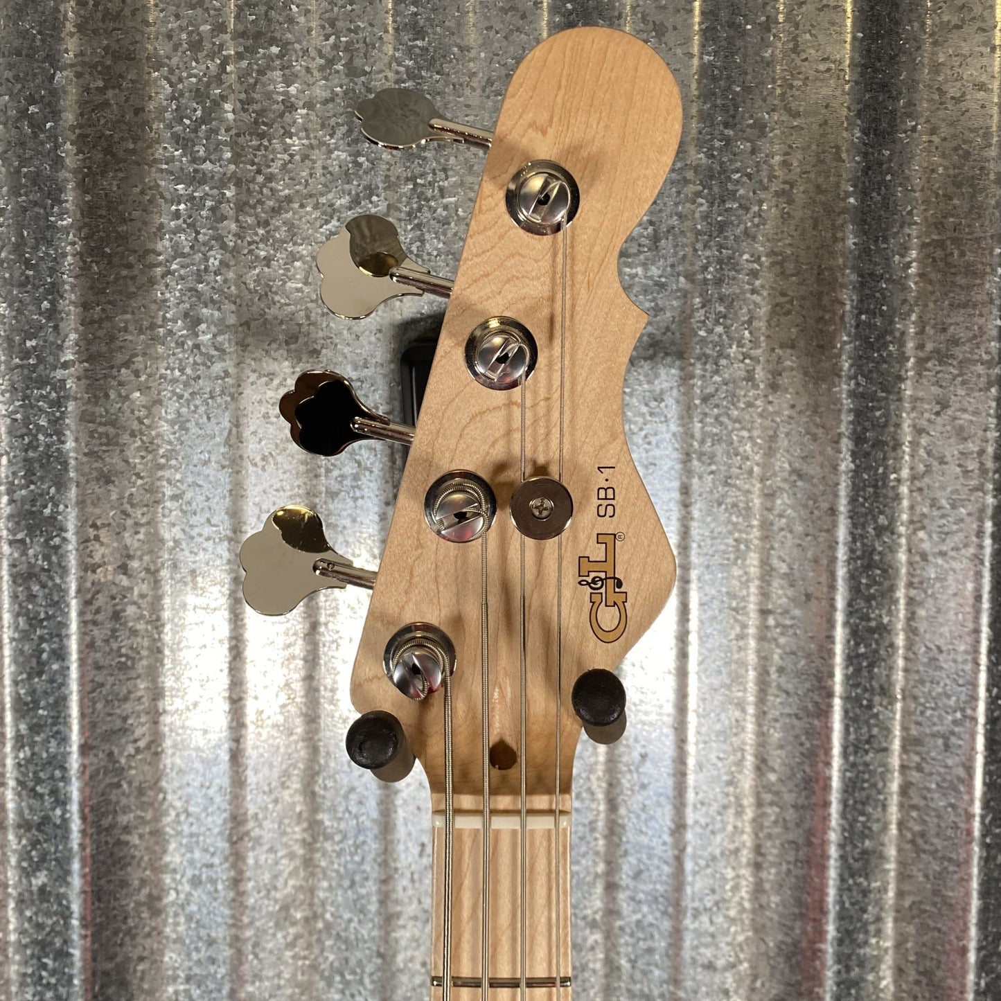 G&L USA BTO SB-1 4 String Bass Turquoise & Bag #0147