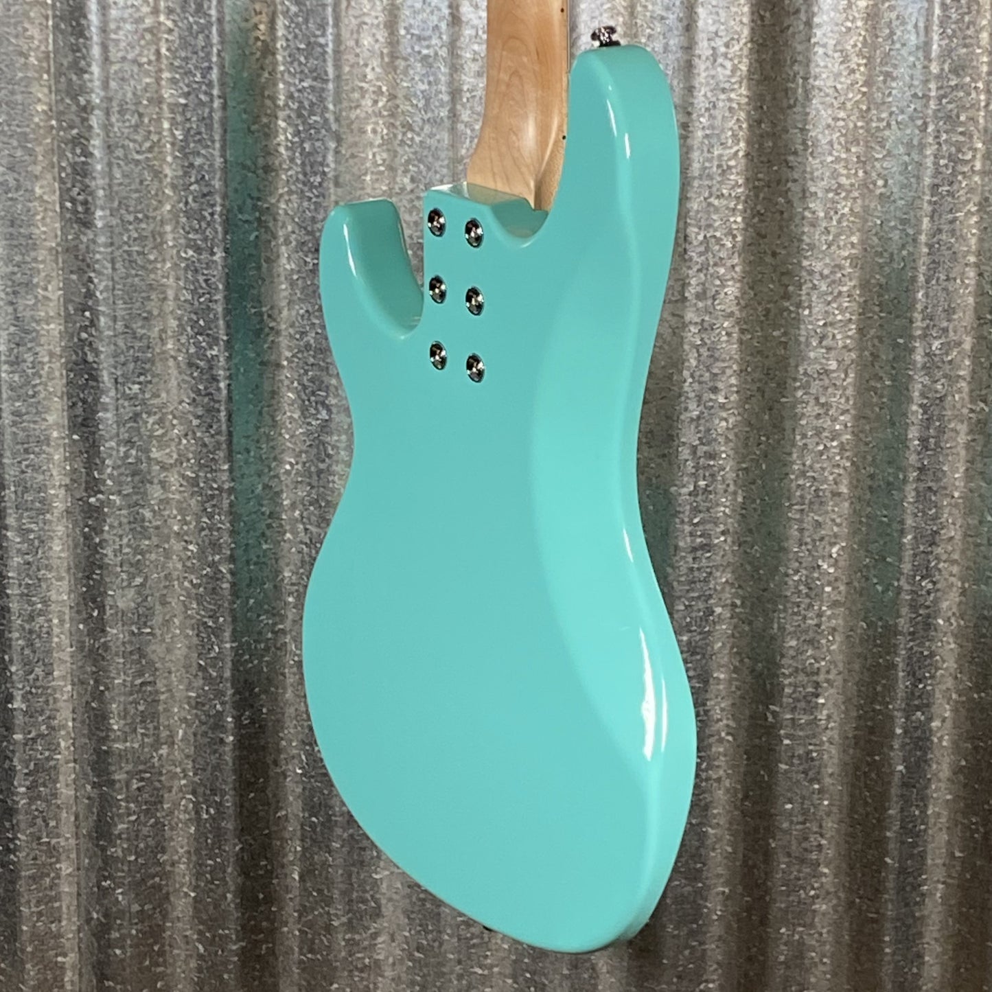 G&L USA BTO SB-1 4 String Bass Turquoise & Bag #0147