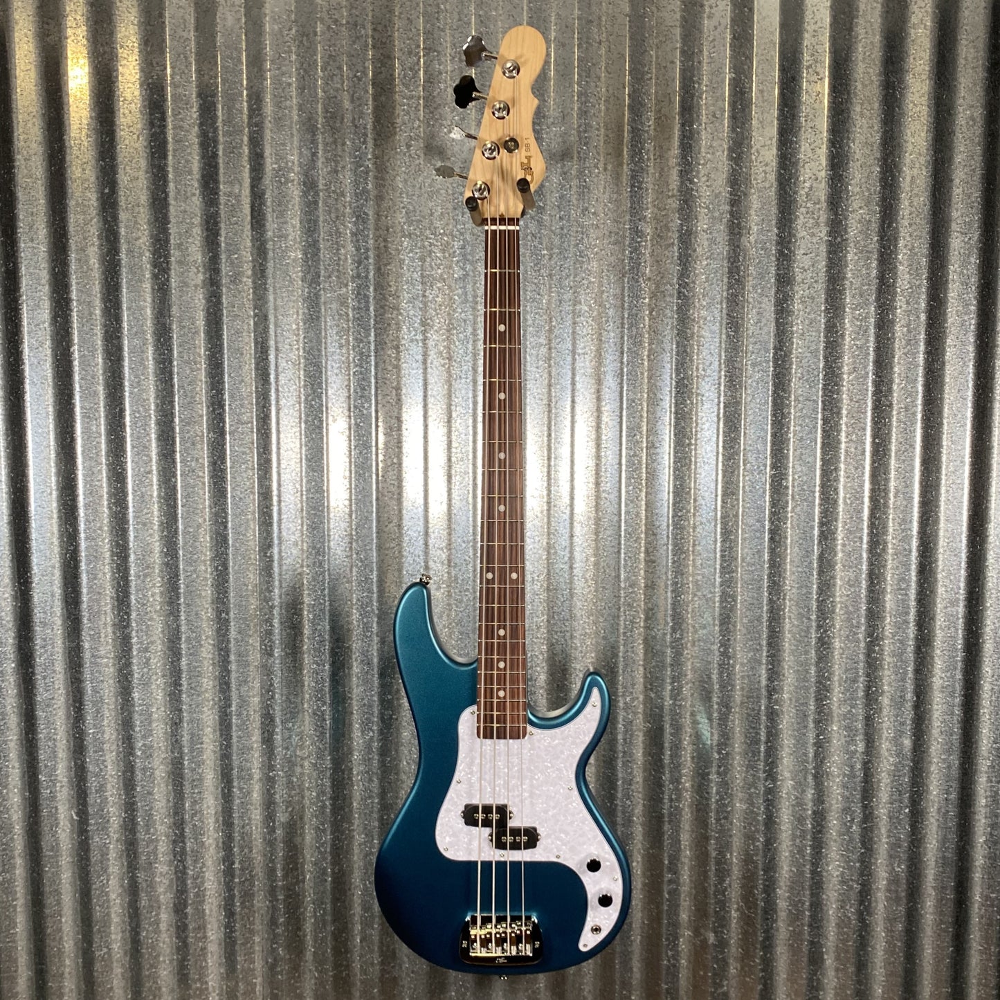 G&L USA BTO SB-1 4 String Bass Emerald Blue Frost & Bag #0083