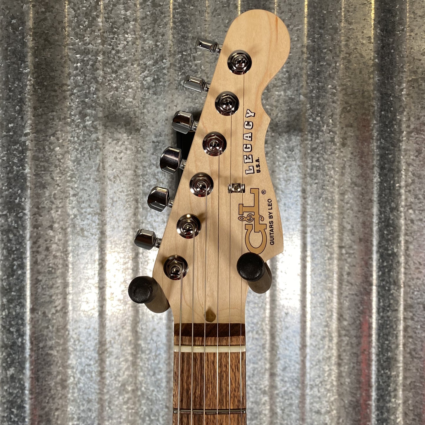 G&L USA BTO Legacy Sonic Blue Guitar & Bag #7083