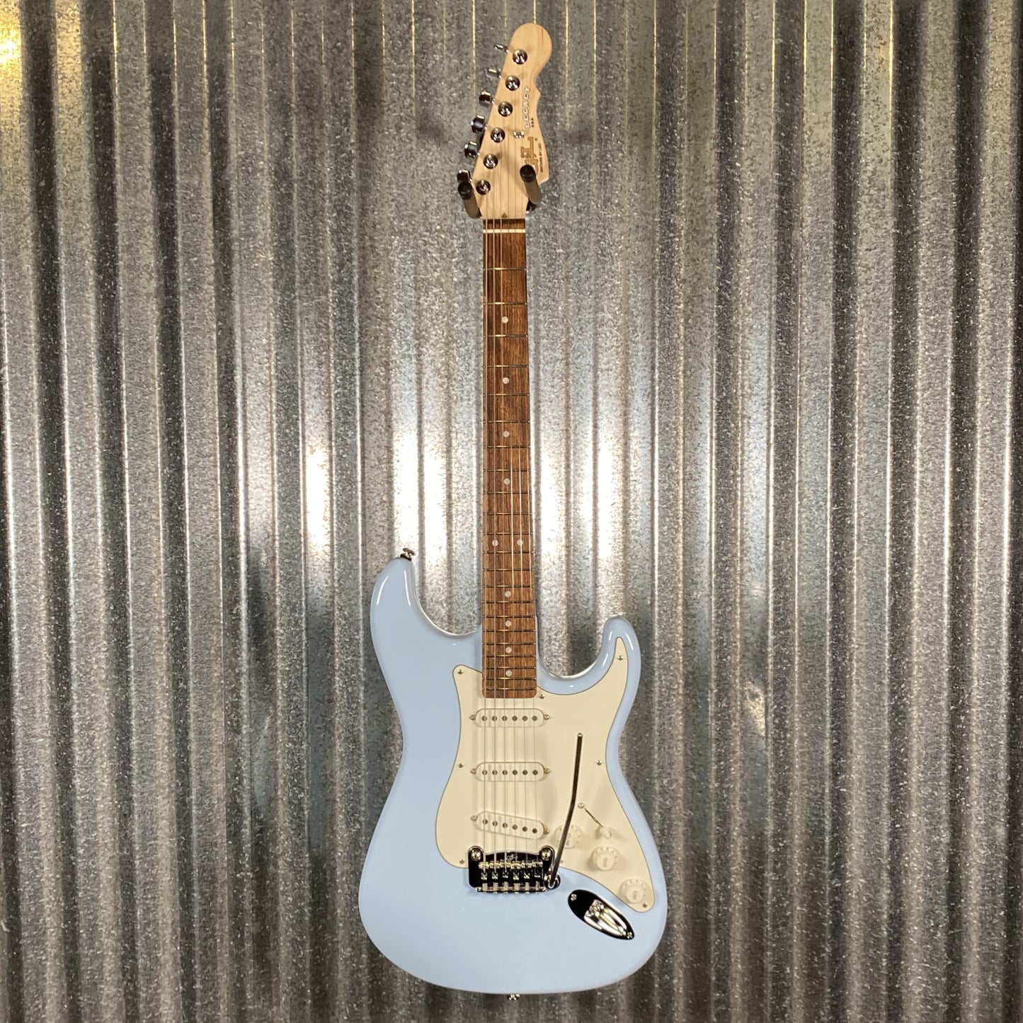 G&L USA BTO Legacy Sonic Blue Guitar & Bag #7083