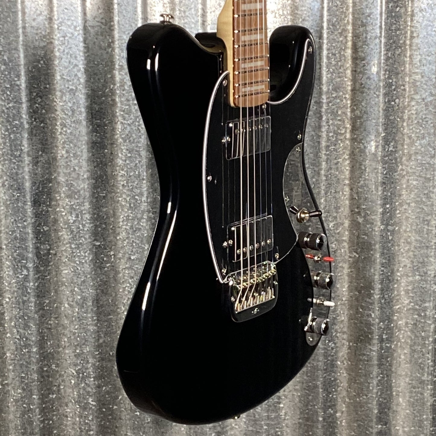 G&L USA BTO Espada HH Active Jet Black Guitar & Bag #2122