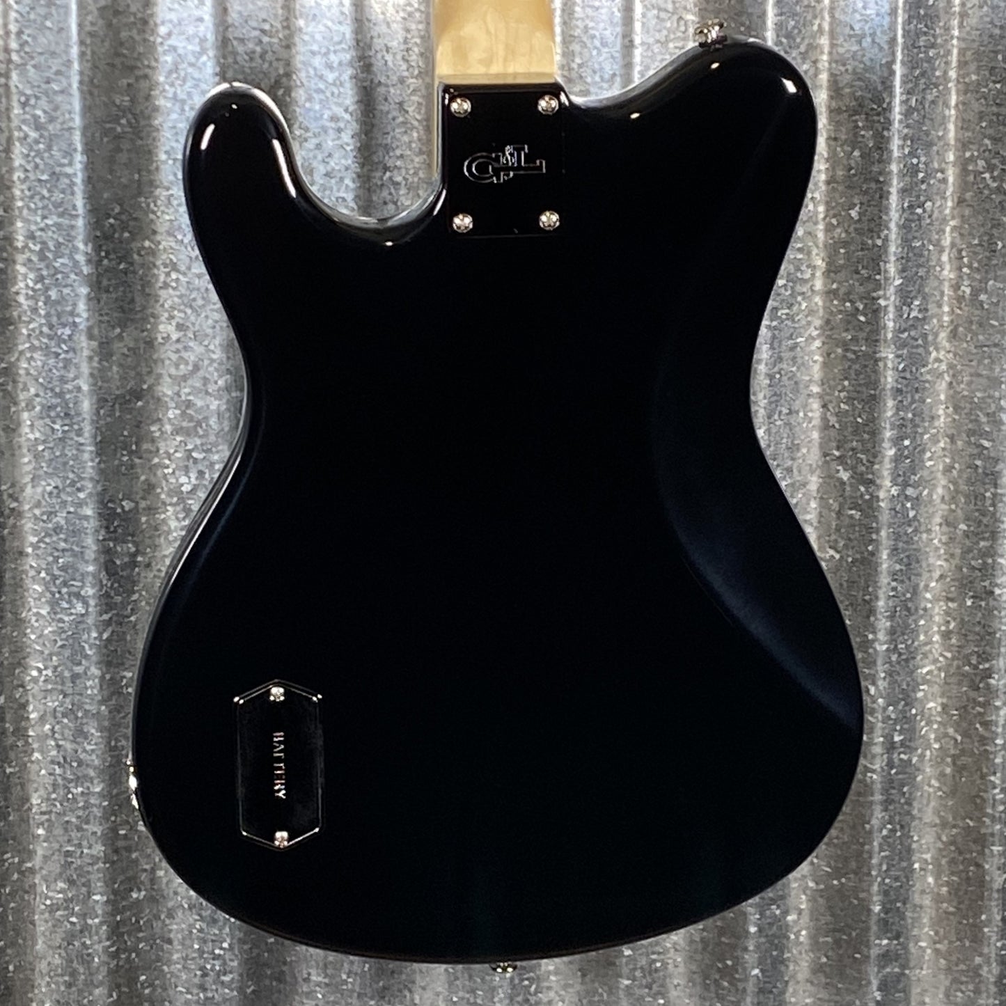 G&L USA BTO Espada HH Active Jet Black Guitar & Bag #2122