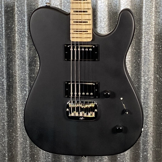 G&L USA BTO ASAT HH RMC Jet Black Frost Guitar & Bag #0078