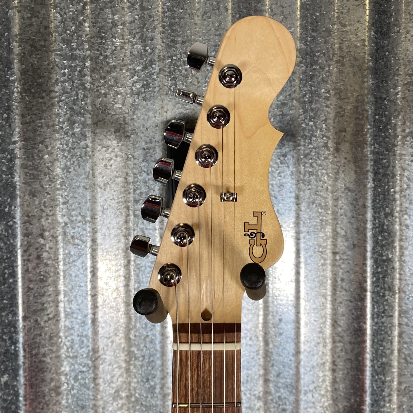 G&L USA BTO Skyhawk HH Vintage Natural Frost Guitar & Bag #9137