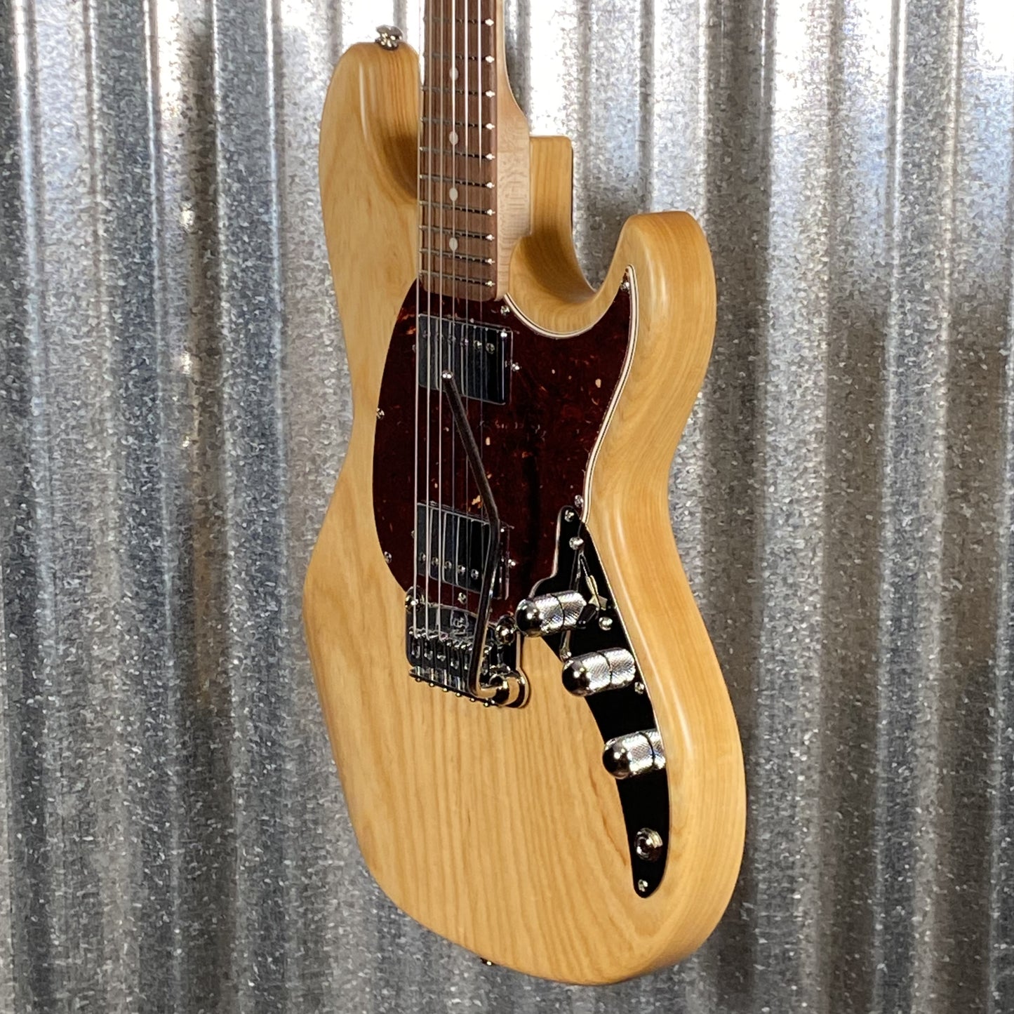 G&L USA BTO Skyhawk HH Vintage Natural Frost Guitar & Bag #9137