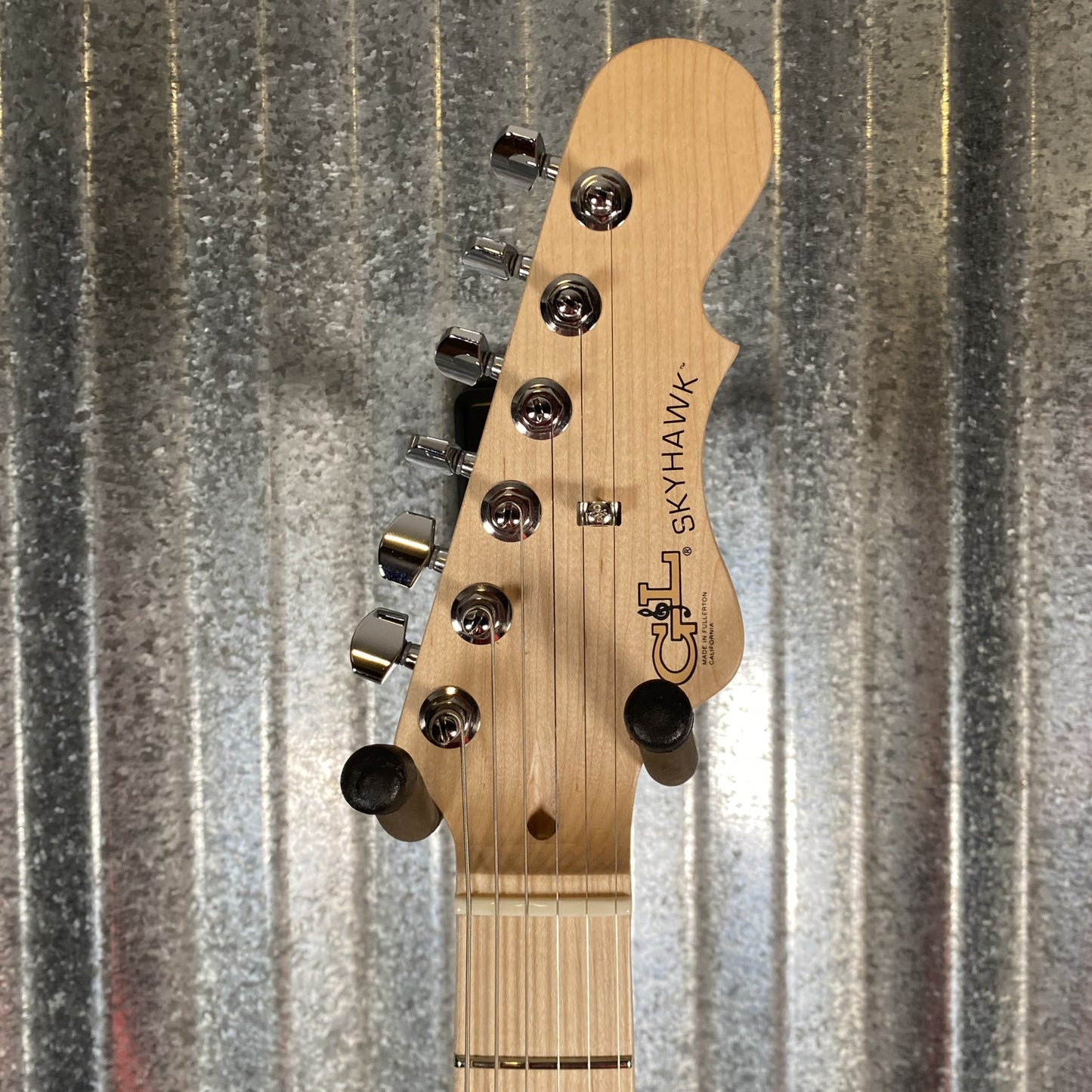 G&L USA BTO Skyhawk HH Himalayan Blue Guitar & Bag #0007