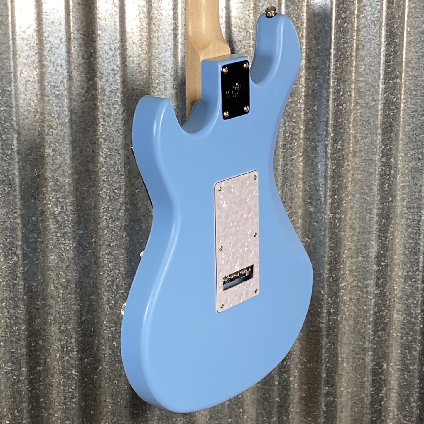 G&L USA BTO Skyhawk HH Himalayan Blue Guitar & Bag #0007