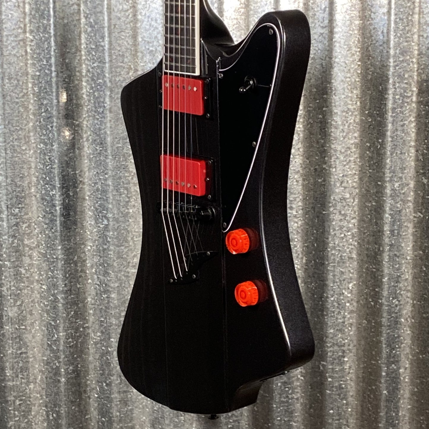 Westcreek Guitars Mirage T Bird Style Dual Humbucker Guitar Black #0097 Used