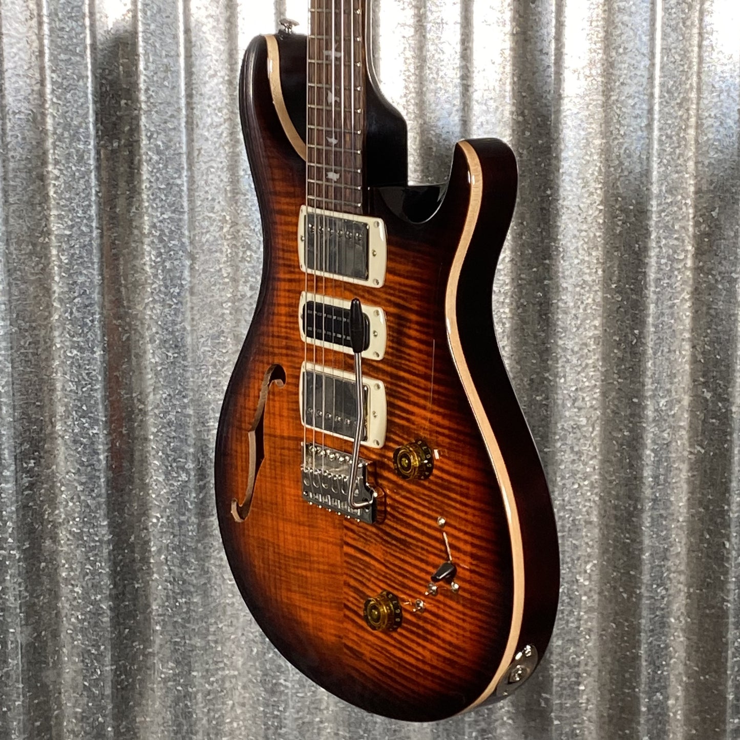 PRS Paul Reed Smith SE Special Semi Hollow Orange Tiger Smokeburst Guitar & Bag #6711