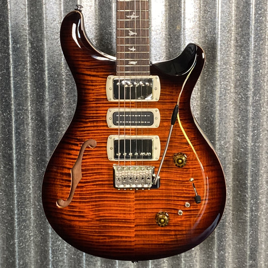 PRS Paul Reed Smith SE Special Semi Hollow Orange Tiger Smokeburst Guitar & Bag #0194