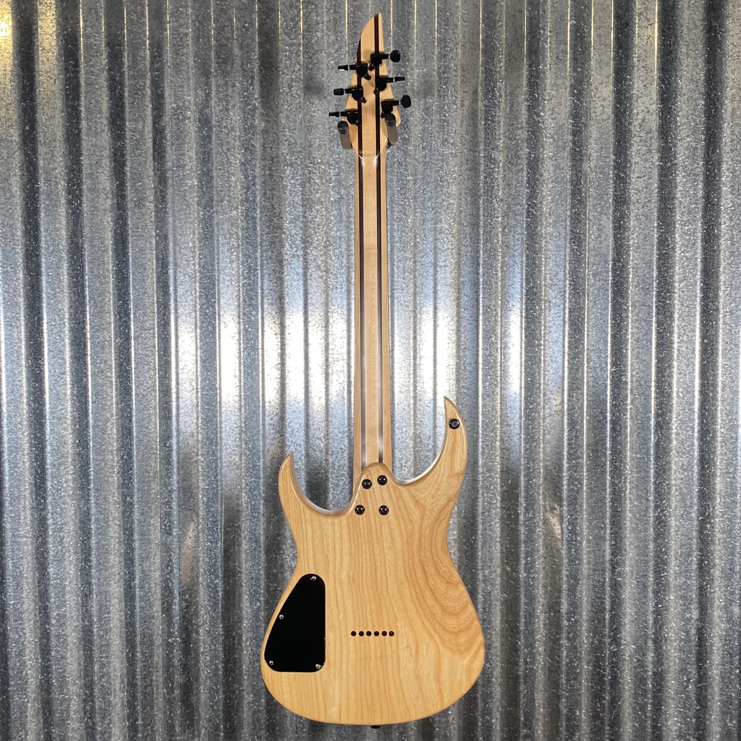 ST Guitars Metal 6 String Spalted Blue Bolt On Hard Tail Guitar #2 Used