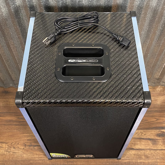 GR Bass AT 212 SLIM 800 ACT 1H Carbon Fiber 2x12 800 Watt 4 Ohm Active Powered Bass Speaker Cabinet
