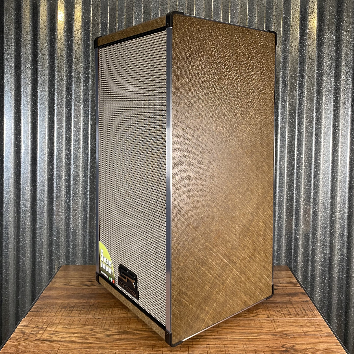 GR Bass NF 212 SLIM 800 ACT 1H Natural Fiber 2x12 800 Watt 4 Ohm Active Powered Bass Speaker Cabinet