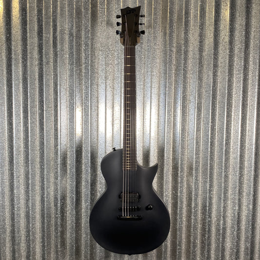 ESP LTD EC Black Metal Eclipse Seymour Duncan Black Satin Guitar LECBKMBLKS #3042 Used