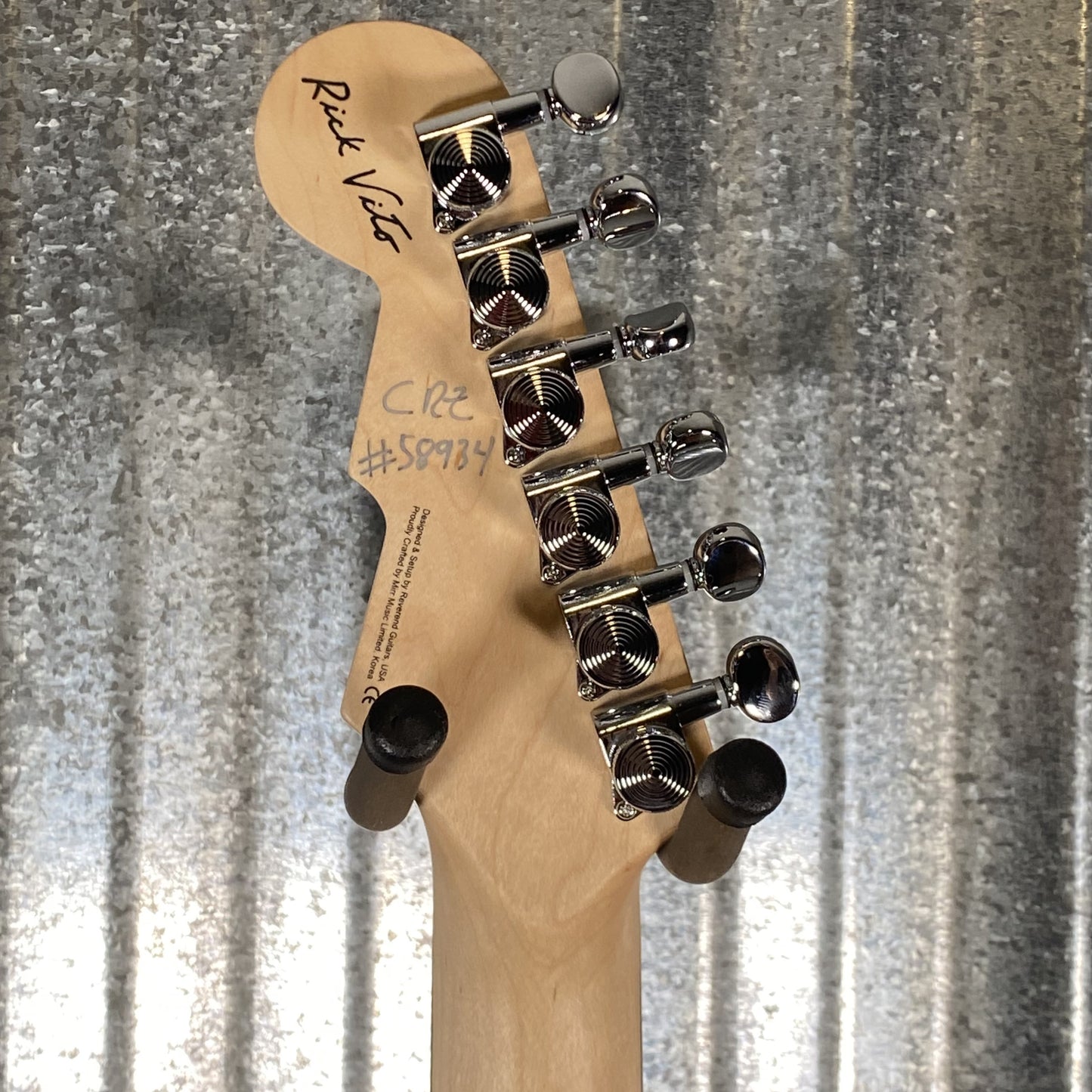 Reverend Rick Vito Soul Agent Midnight Black Guitar #58934
