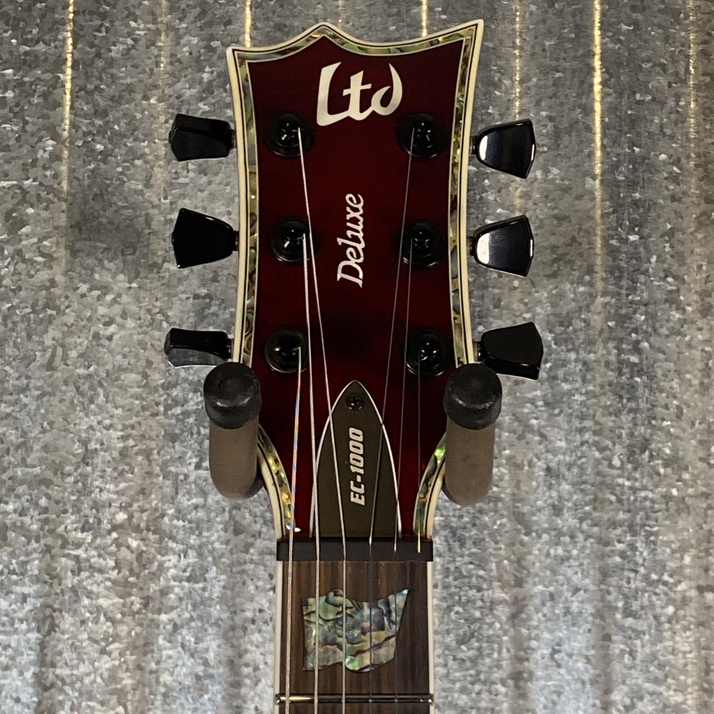 ESP LTD EC-1000 See Thru Black Cherry Guitar LEC1000STBC #0399 Used