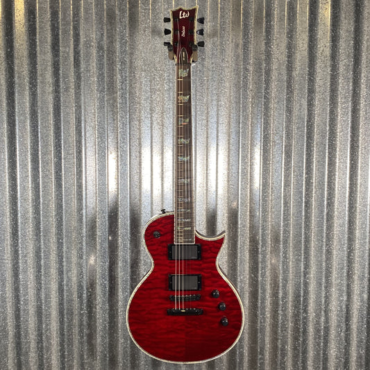 ESP LTD EC-1000 See Thru Black Cherry Guitar LEC1000STBC #0399 Used