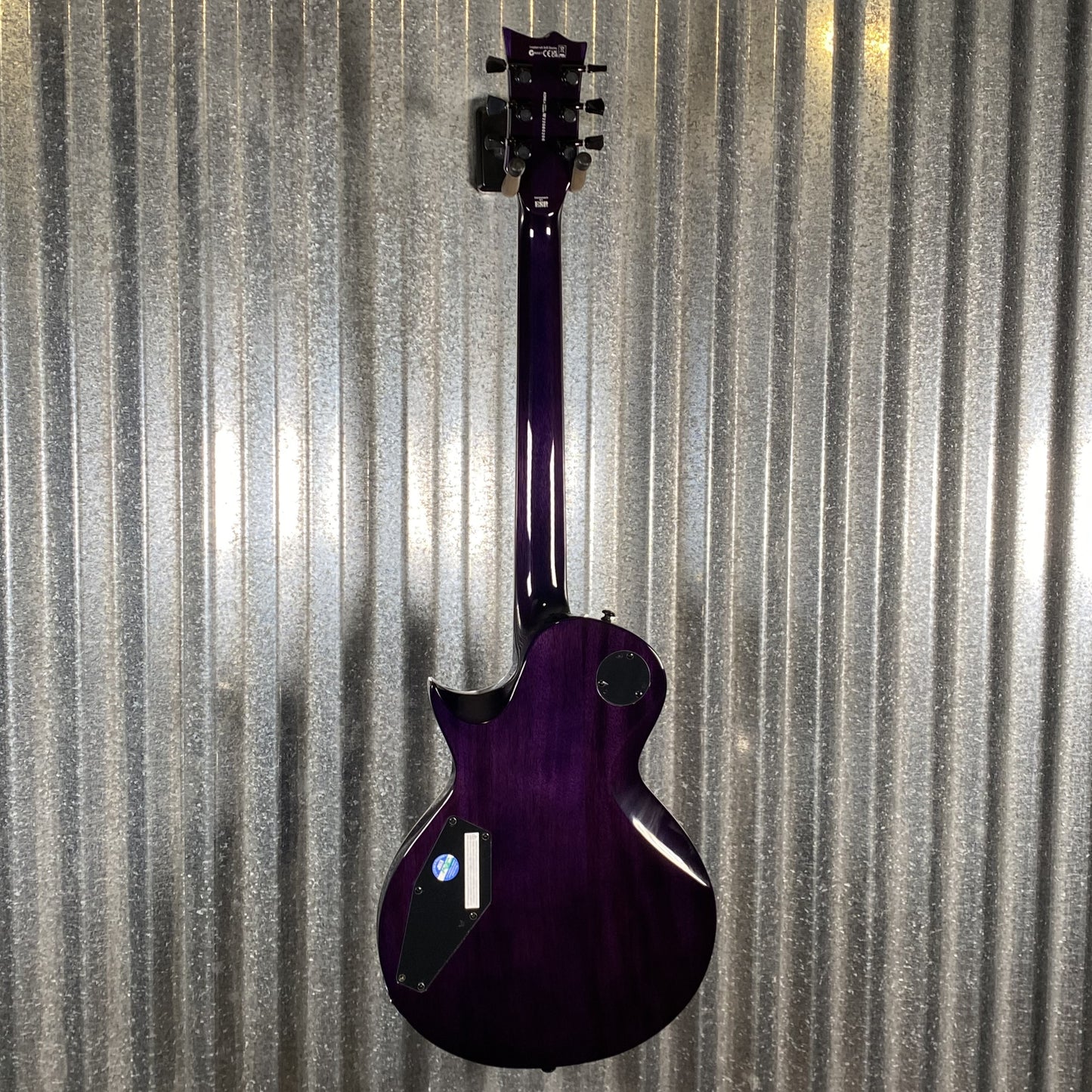 ESP LTD EC-1000 Eclipse Seymour Duncan See Thru Purple Guitar LEC1000FMSTP #0206 Used