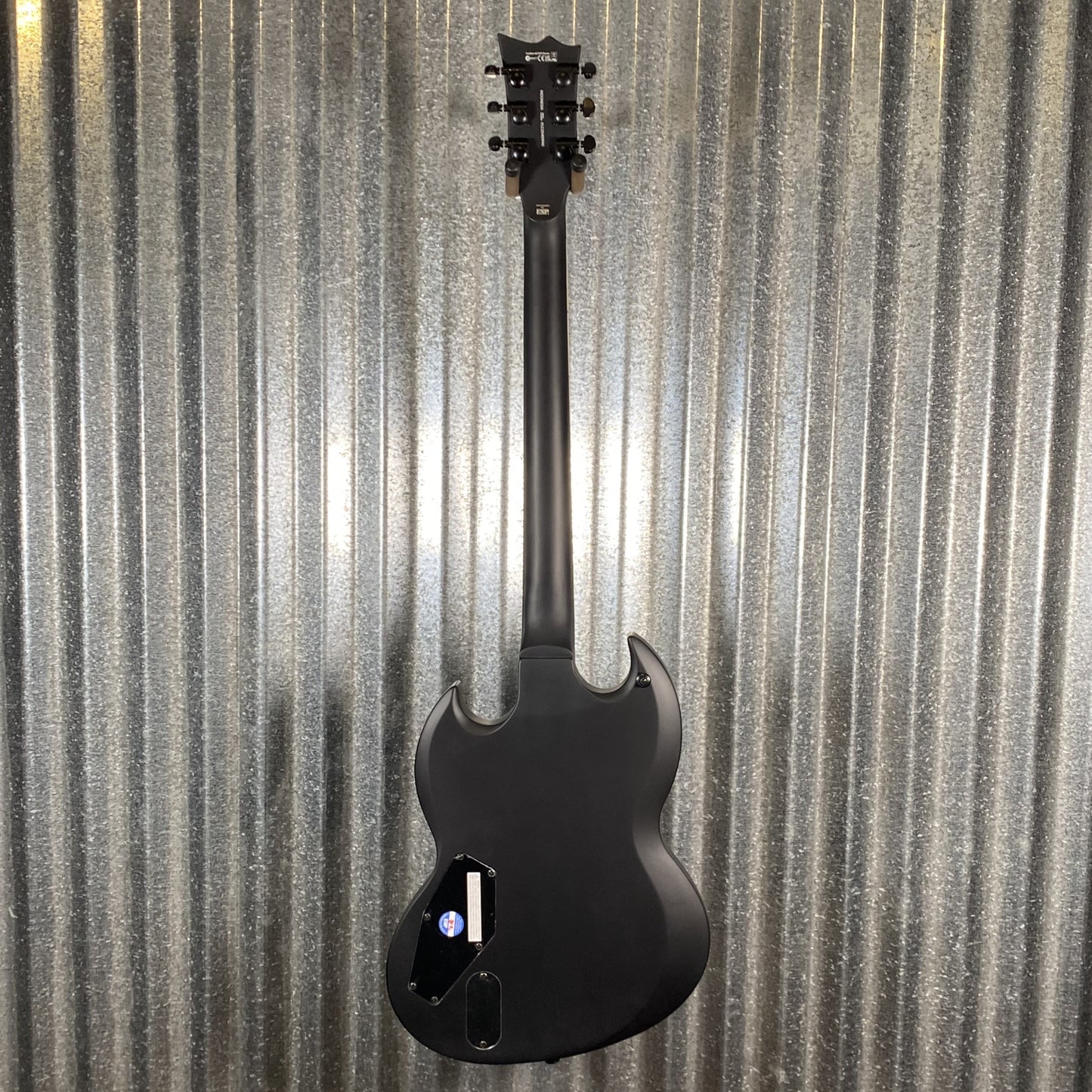 ESP LTD Viper 400 Black Satin Baritone Guitar LVIPER400BBLKS #0946 Used