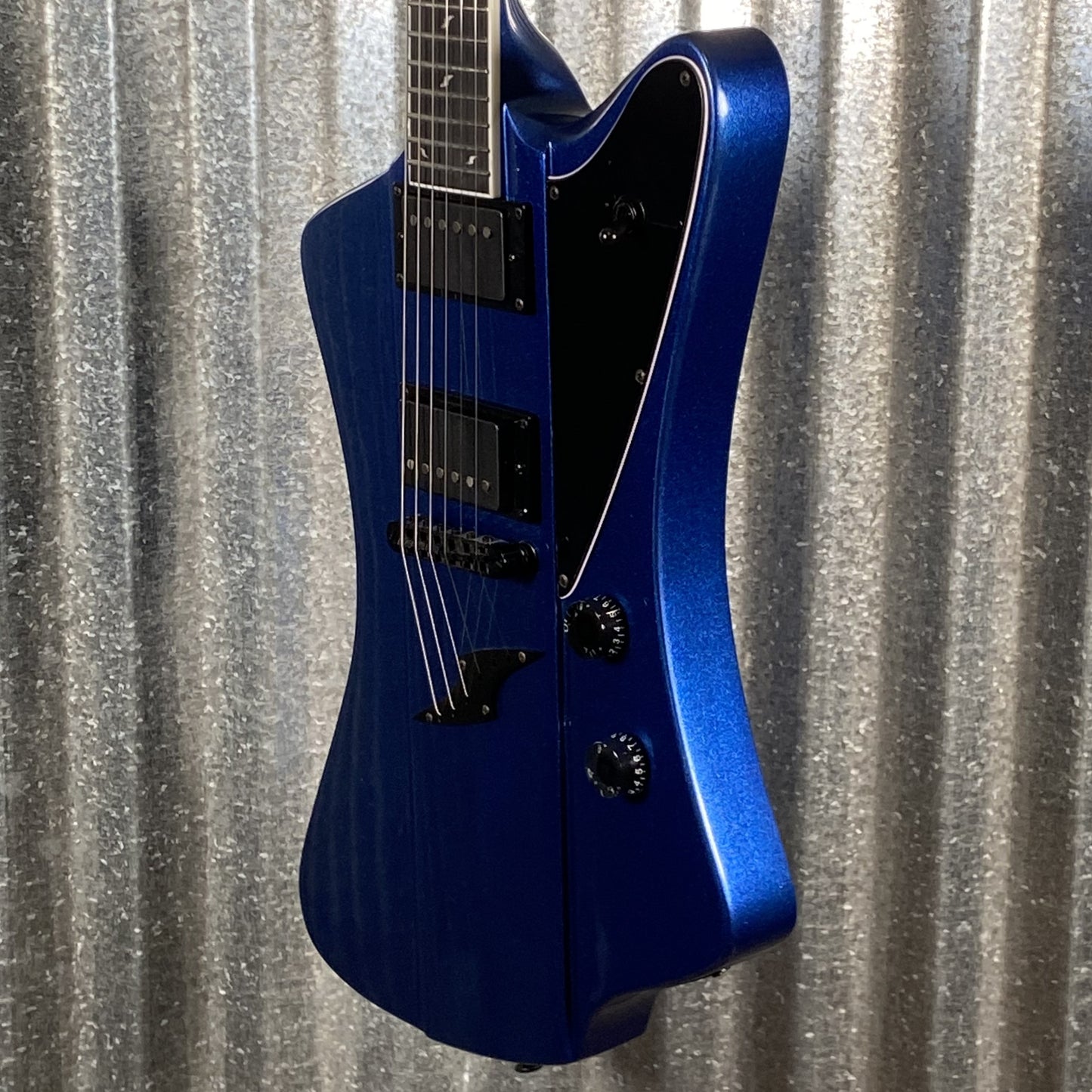 Westcreek Guitars Mirage T Bird Style Dual Humbucker Guitar Blue #0064 Used