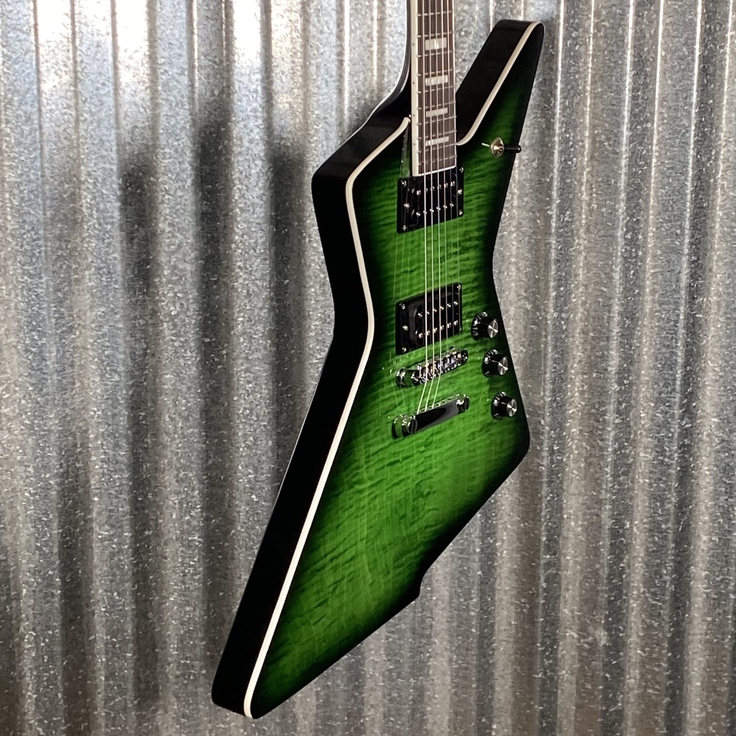 Westcreek Guitars Revenge Explorer Style Transparent Green #0097 Used
