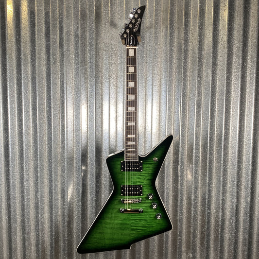 Westcreek Guitars Revenge Explorer Style Transparent Green #0049 Used