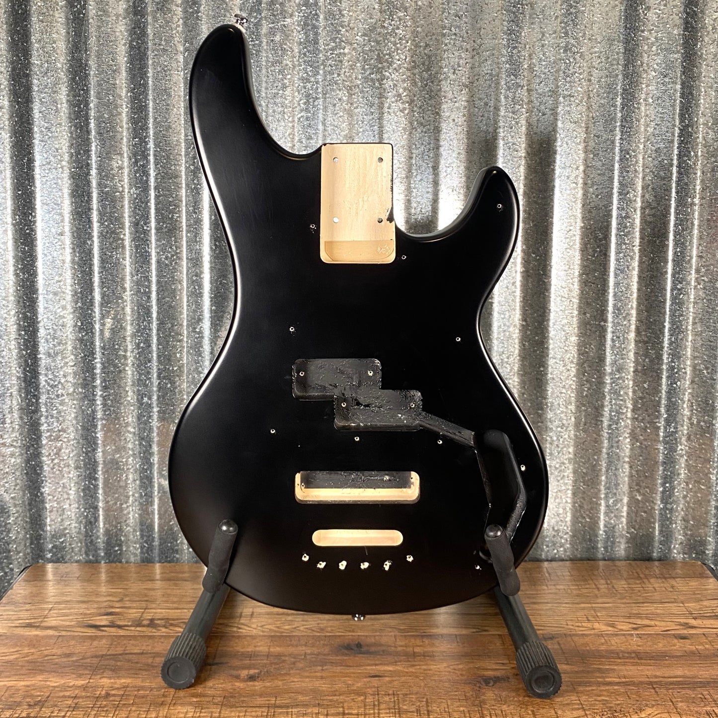 G&L Tribute SB-2 Black Satin Frost 4 String Bass Body Only #1 Used