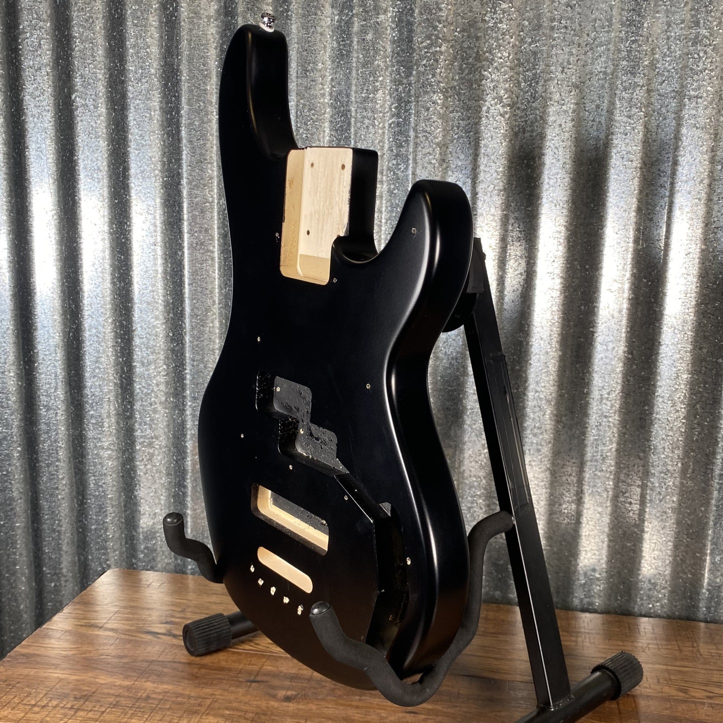 G&L Tribute SB-2 Black Satin Frost 4 String Bass Body Only #1 Used
