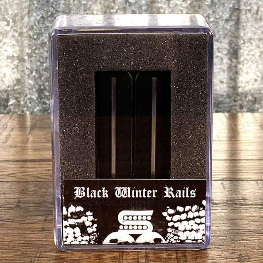 Seymour Duncan Black Winter Rails Guitar 4 Conductor Humbucker Pickup Black SET