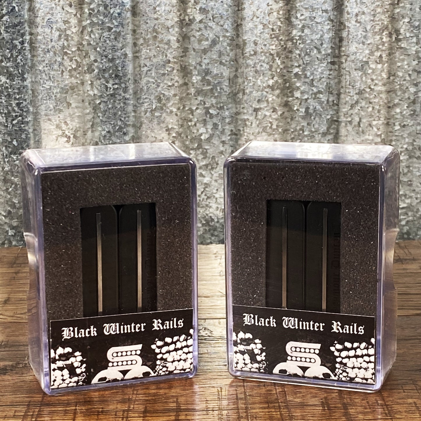 Seymour Duncan Black Winter Rails Guitar 4 Conductor Humbucker Pickup Black SET