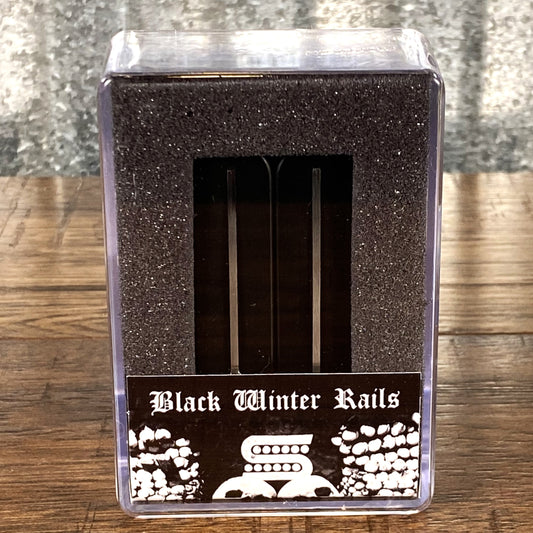Seymour Duncan Black Winter Rails Guitar 4 Conductor Humbucker Pickup Neck Black
