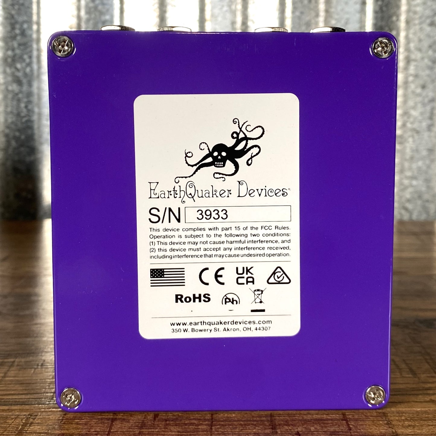 Earthquaker Devices EQD Pyramids Stereo Flanger Guitar Effect Pedal