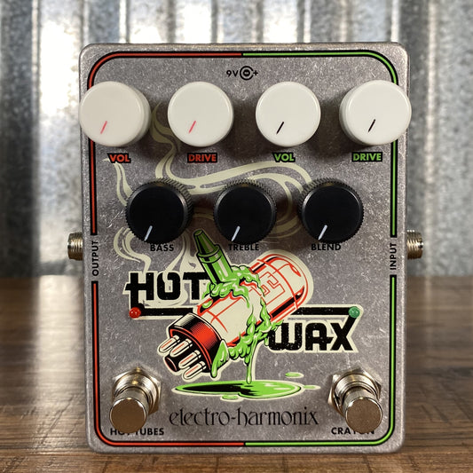 Electro-Harmonix EHX Hot Wax Dual Overdrive Hot Tubes Crayon Guitar Effect Pedal