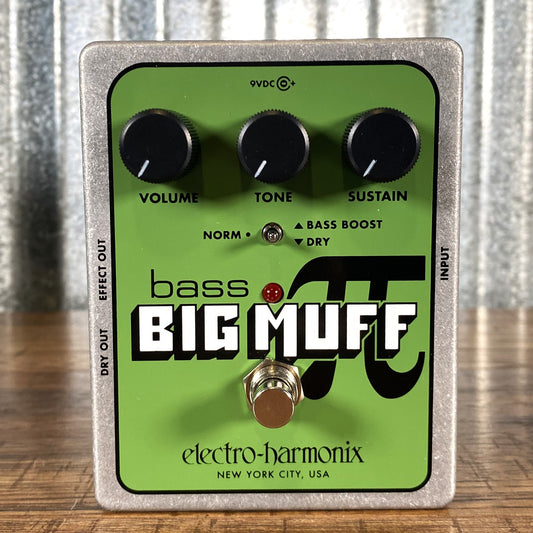 Electro-Harmonix Bass Big Muff Pi Classic Bass Guitar Distortion Effect Pedal