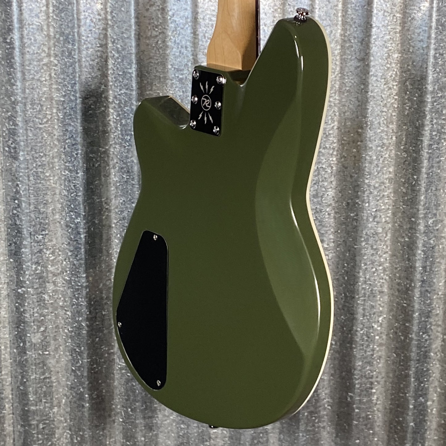Reverend Descent RA Army Green Baritone Guitar #67705