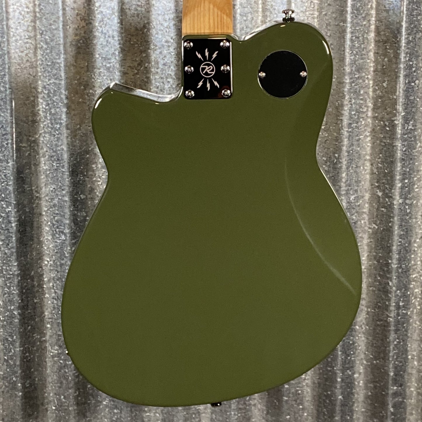 Reverend Charger 290 Bigsby Army Green Guitar #66808