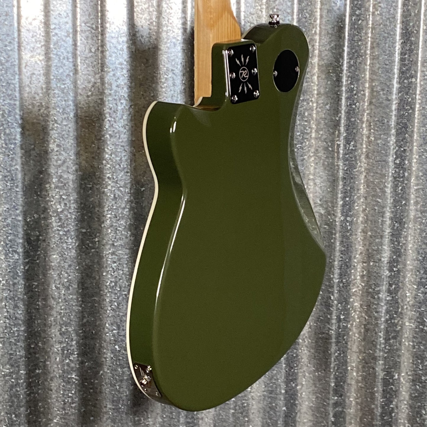 Reverend Charger 290 Bigsby Army Green Guitar #66808