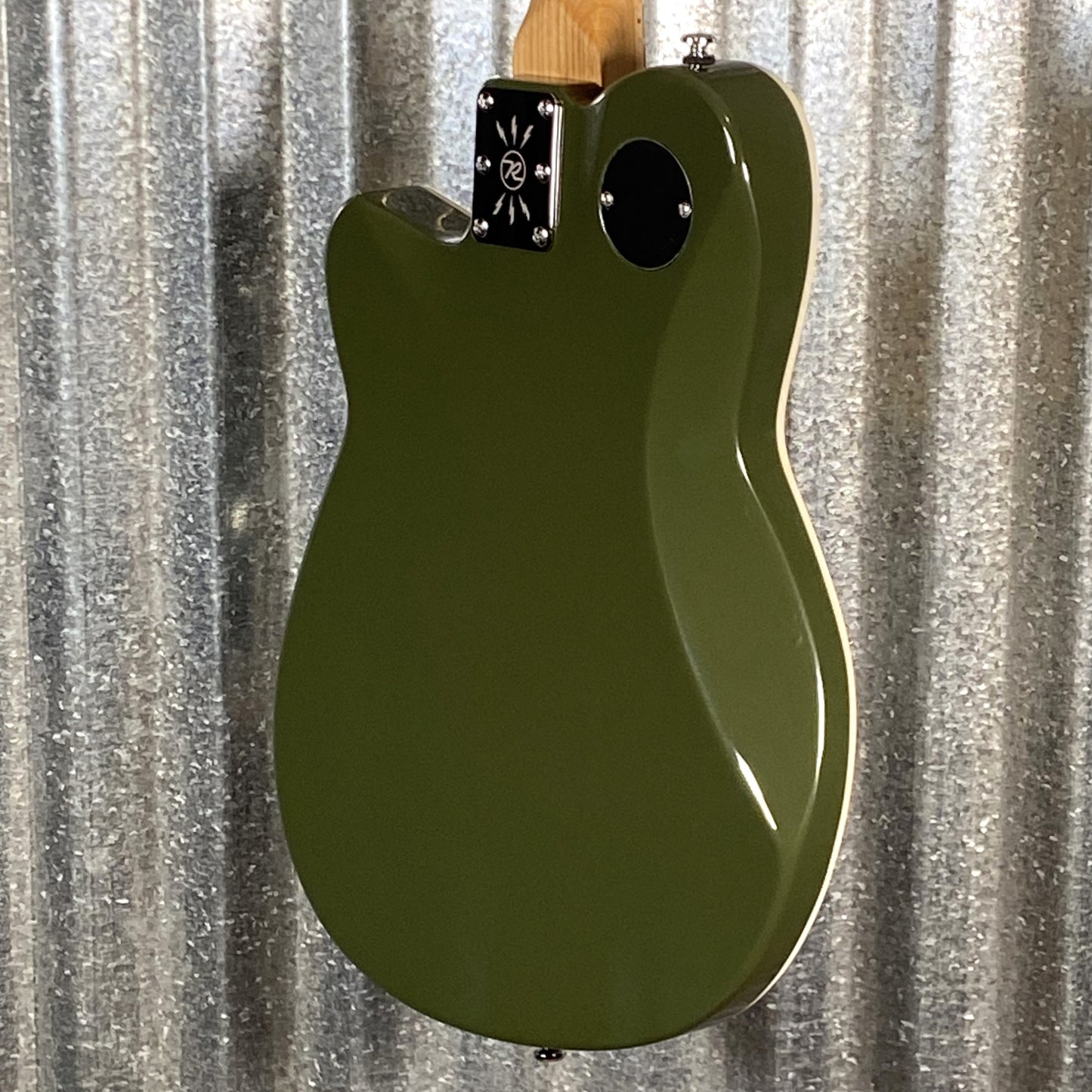 Reverend Charger 290 Bigsby Army Green Guitar #66808