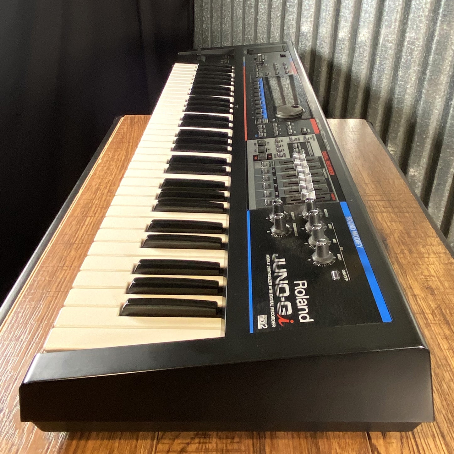 Roland Juno Gi 61 Key Mobile Synthesizer with Digital Recorder Used