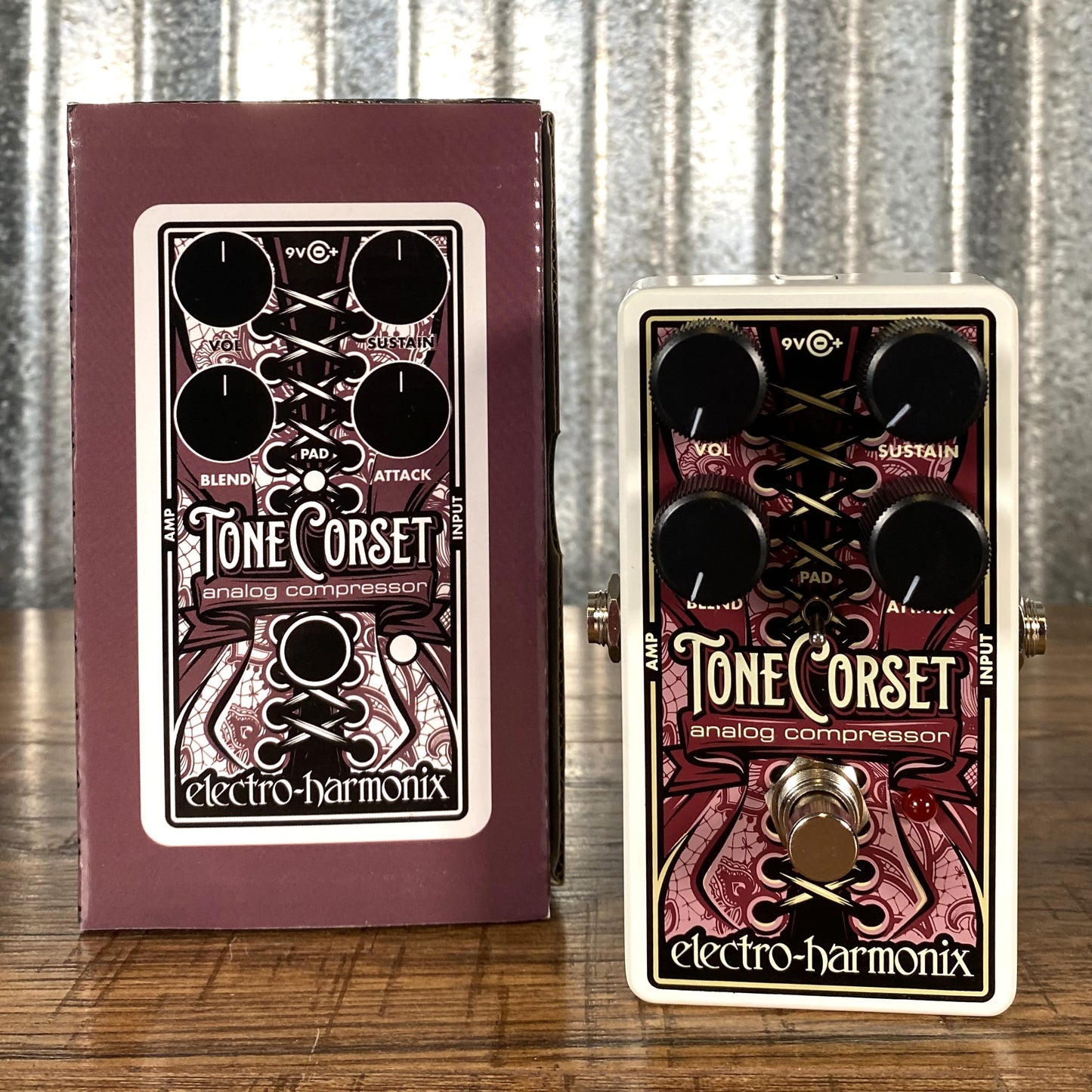 Electro-Harmonix EHX Tone Corset Analog Compressor Guitar Effect Pedal