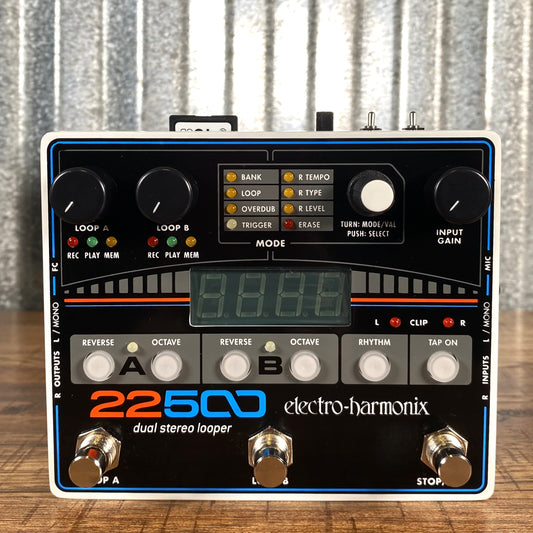 Electro-Harmonix EHX 22500 Dual Stereo Looper Guitar & Bass Effect Pedal
