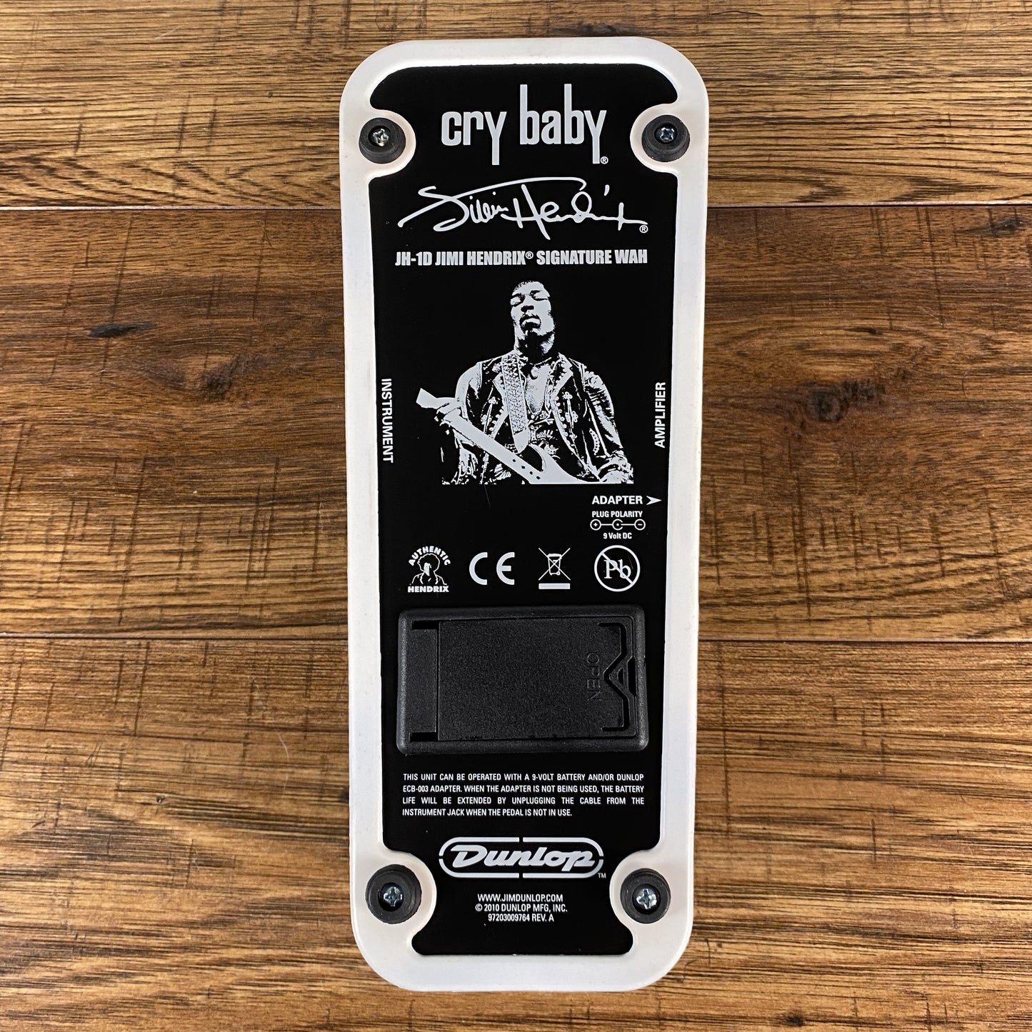 Dunlop JH1D Jimi Hendrix Wah Guitar Effect Pedal